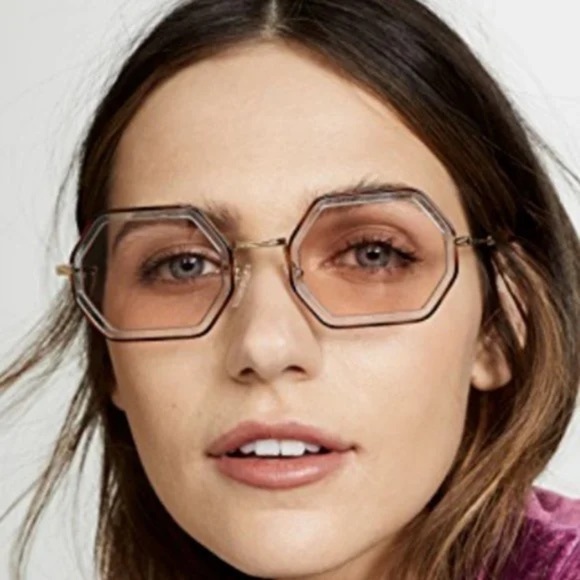 Chloe CE146S Tally Octagonal Sunglasses Pink Lens main image 12